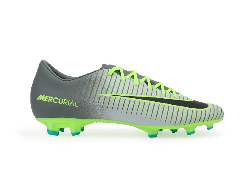 Nike Kids Mercurial Vapor XI FG Pure Platinum/Black/Ghost Green