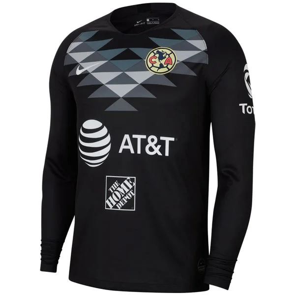 Nike Men's Club America 19/20 Long Sleeve Goalkeeper Jersey Black/White