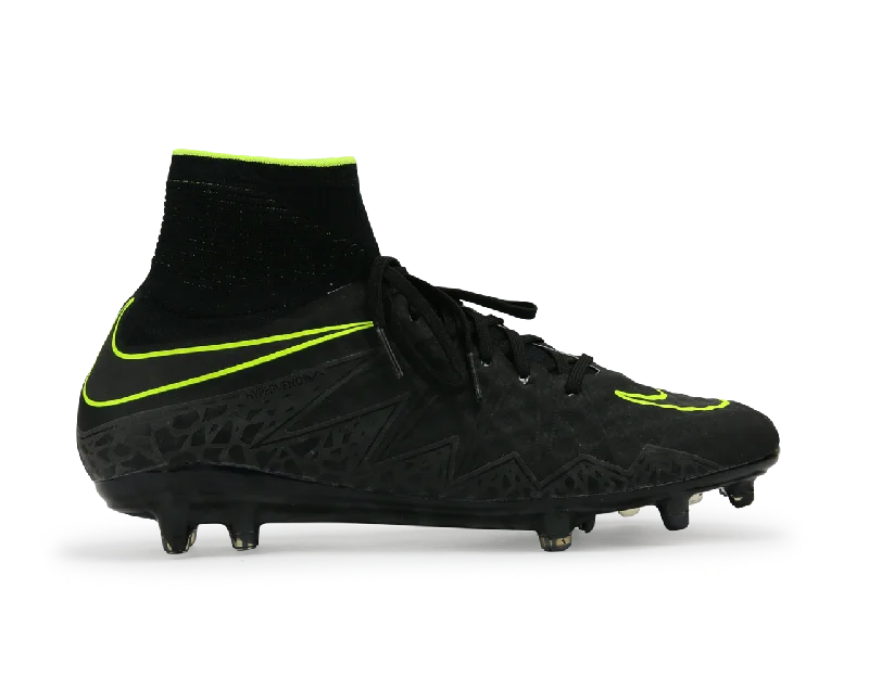 Nike Men's Hypervenom Phantom II FG Black/Black/Volt