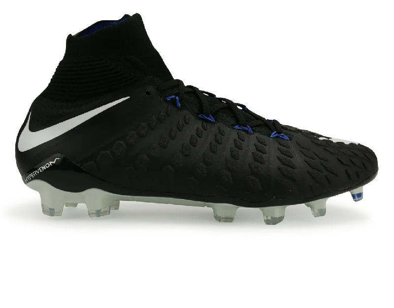 Nike Men's Hypervenom Phantom III Dynamic Fit FG Black/White/Game Royal