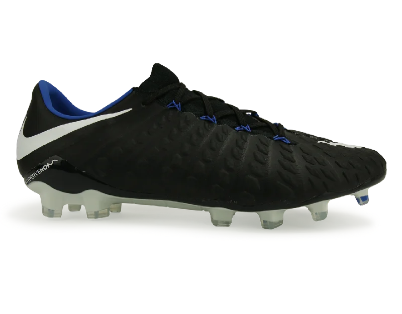 Nike Men's Hypervenom Phantom III FG Black/White/Game Royal