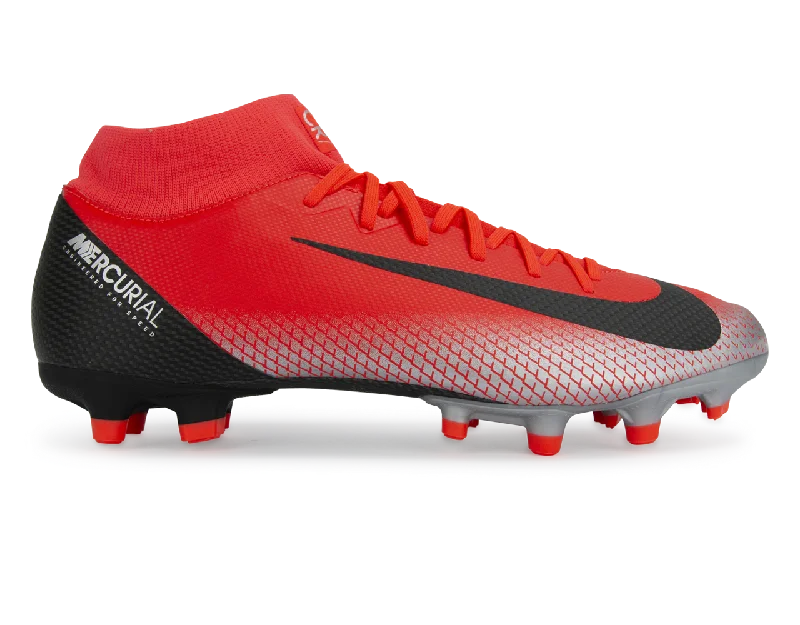 Nike Men's Mercurial CR7 Superfly 6 Academy MG Bright Crimson/Black