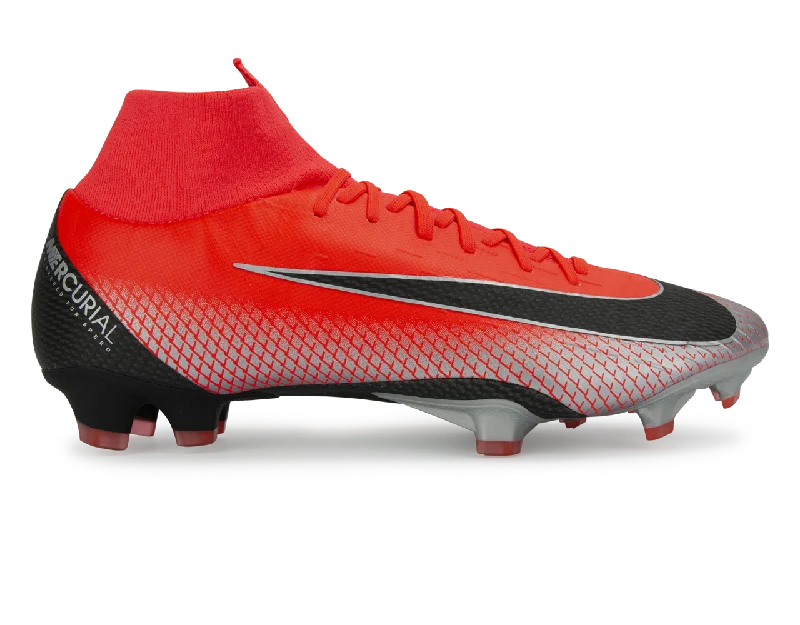 Nike Men's Mercurial CR7 Superfly 6 Pro FG Bright Crimson/Black