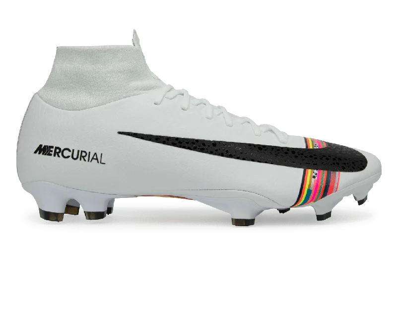 Nike Men's Mercurial Superfly 6 Pro FG White/Black/Pure Platinum