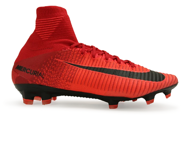 Nike Men's Mercurial Superfly V FG University Red/Black