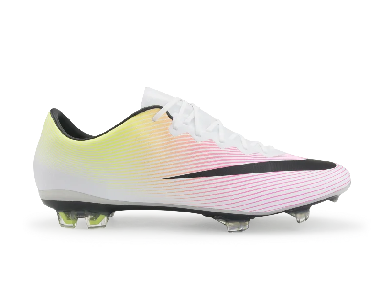 Nike Men's Mercurial Vapor X FG White/Black/Volt