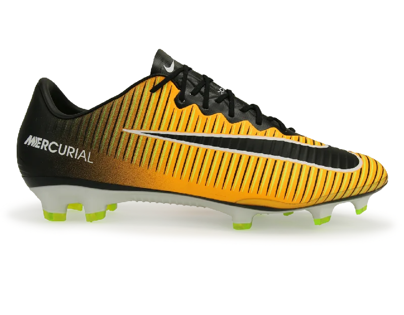 Nike Men's Mercurial Vapor XI FG Laser Orange/Black/White/Volt