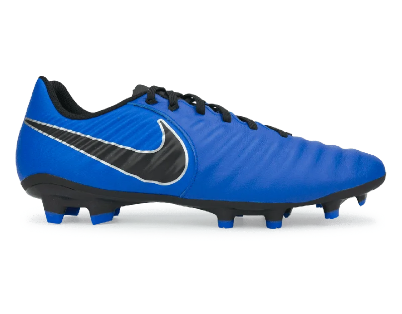 Nike Men's Tiempo Legend 7 Academy FG Racer Blue/Metallic Silver