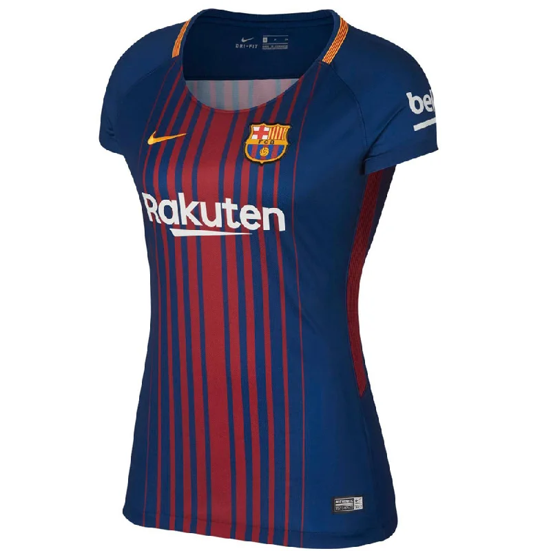 Nike Womens Barcelona Home Jersey 17/18 Deep Royal Blue/Uni Gold