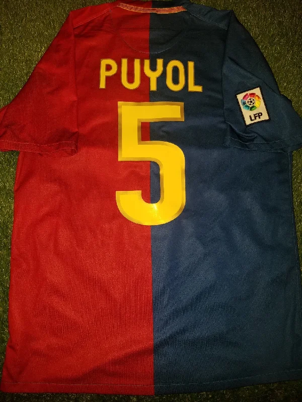 Puyol Barcelona TREBLE 2008 2009 Jersey Shirt Camiseta M 286784-655