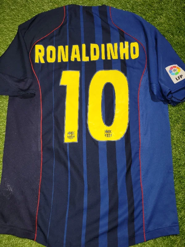 Ronaldinho Barcelona 2004 2005 Away Soccer Jersey Shirt M