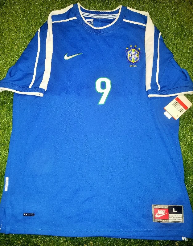 Ronaldo Brazil 1998 WORLD CUP Away Nike Jersey Shirt Camiseta L BNWT