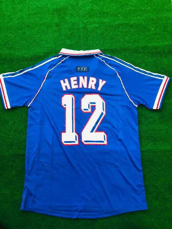 Thierry Henry France Retro Football Jersey