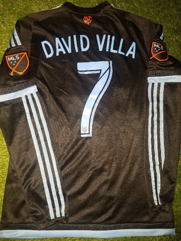 Villa New York FC 2015 2016 INAUGURAL SEASON ADIZERO PLAYER ISSUE Jersey Camiseta M M38946 AZB001