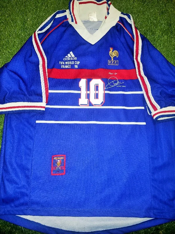 Zidane France 1998 WORLD CUP FINAL Jersey Maillot Shirt Trikot XL