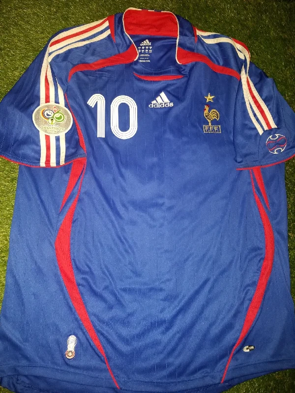 Zidane France 2006 WORLD CUP Jersey Maillot Shirt Trikot XL 740126 AZB001