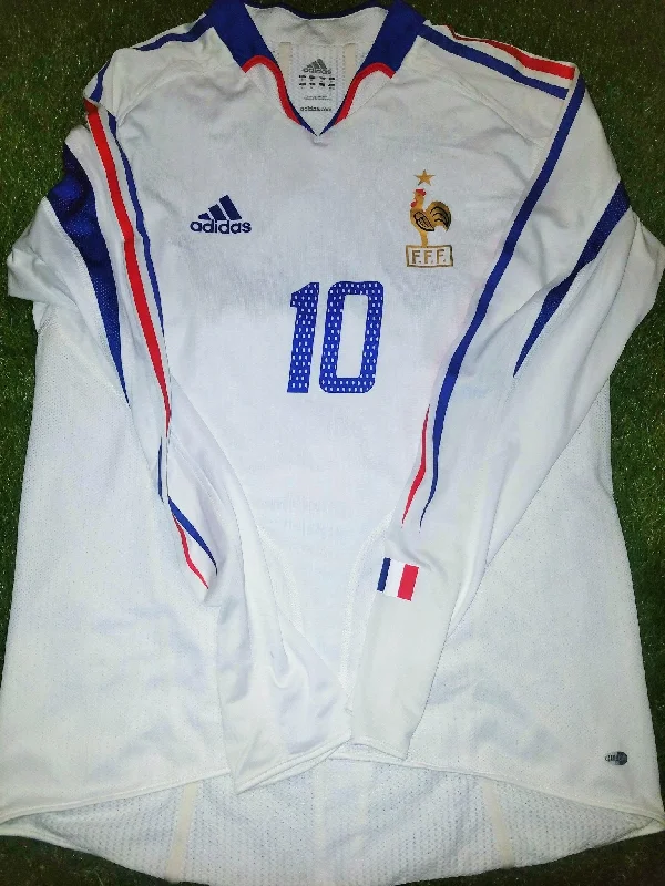 Zidane France PLAYER ISSUE EURO CUP 2004 Jersey Shirt Maillot M SKU# 600245 TRI001