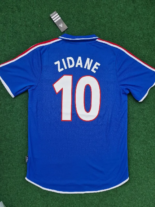 Zinedine Zidane France 2000 2002 Retro Football Jersey