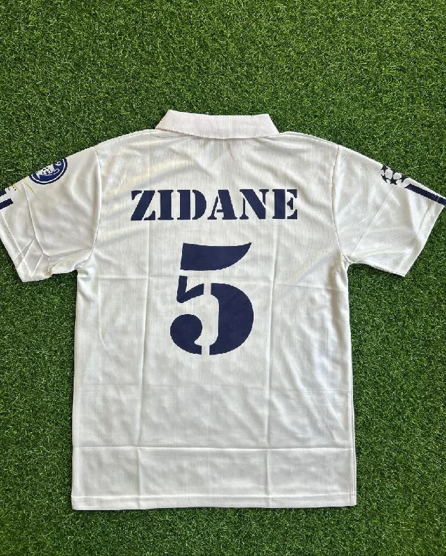 Zinédine Zidane Real Madrid White Retro Jersey