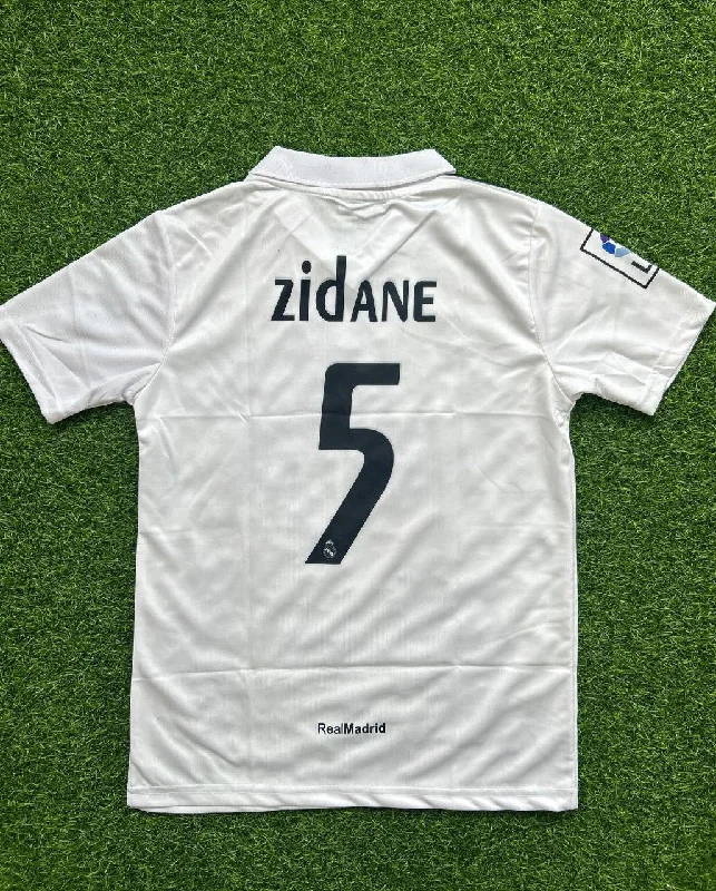 Zinédine Zidane Real Madrid White Retro Jersey