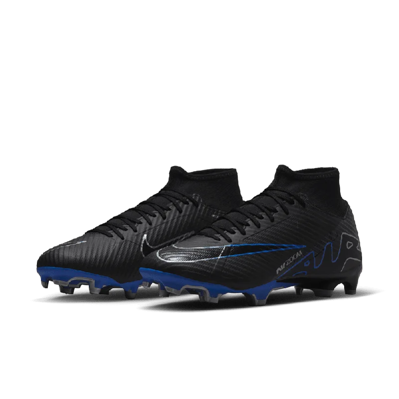 Zoom Superfly 9 Academy FG/MG [Black/Chrome-Hyper Royal]